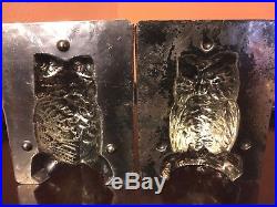 Antique Chocolate Mold Antique Halloween -4 1/2 Eppelsheimer Owl 8083 RARE B2
