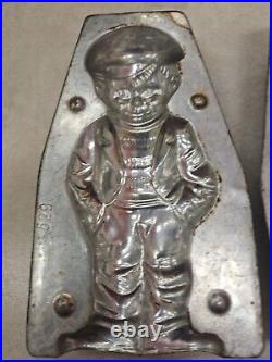 Antique Chocolate Mold Boy With Hands In Pocket Made In Germany 5290