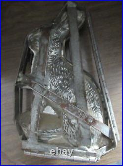 Antique Chocolate Mold Bunny Rabbit with Basket