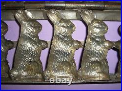 Antique Chocolate Mold Candy Mold Bunny Rabbit Easter ANTON REICHE 102 YRS OLD