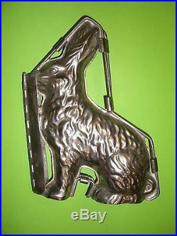 Antique Chocolate Mold Candy Mold German Rabbit Metal Mold ANTON REICHE