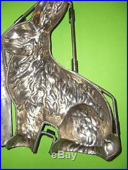 Antique Chocolate Mold Candy Mold German Rabbit Metal Mold ANTON REICHE