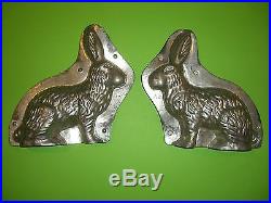 Antique Chocolate Mold Candy Mold Vintage Rabbit Metal Mold HERIS