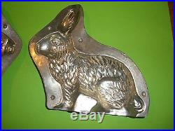 Antique Chocolate Mold Candy Mold Vintage Rabbit Metal Mold HERIS