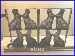 Antique Chocolate Mold Easter Bunny