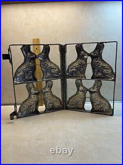 Antique Chocolate Mold Easter Bunny