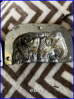 Antique Chocolate Mold Elephant Made In U. S. Zone Germany #24
