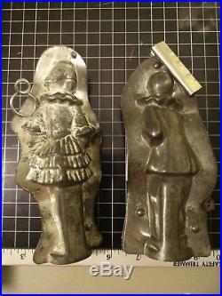 Antique Chocolate Mold Harliquin Girl and Boy Weigandt Anton Reiche 20995 17515