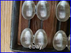 Antique Chocolate Mold Mini Easter Eggs 40 Count