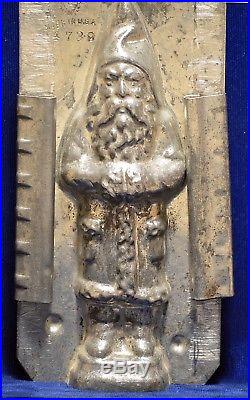 Antique Chocolate Mold Old World Santa Eppelsheimer #4739 6.5 inches tall