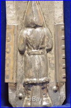 Antique Chocolate Mold Old World Santa Eppelsheimer #4739 6.5 inches tall