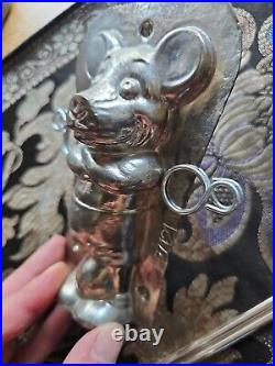 Antique Chocolate Mold Orginal Mickey Mouse From 1920s Rare