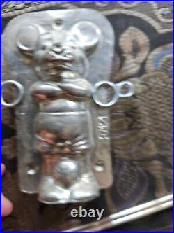 Antique Chocolate Mold Orginal Mickey Mouse From 1920s Rare