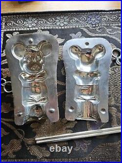 Antique Chocolate Mold Orginal Mickey Mouse From 1920s Rare