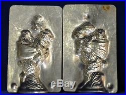 Antique Chocolate Mold RABBIT withBABY RIDING ON HER BACK Eppelsheimer #4807 4 1/2