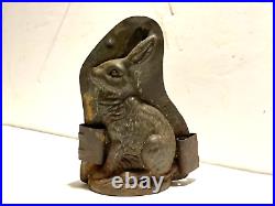 Antique Chocolate Mold Rabbit Bunny 4-1/2 inch Tall 6247