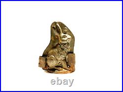 Antique Chocolate Mold Rabbit Bunny 4-1/2 inch Tall 6247
