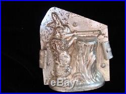 Antique Chocolate Mold-Rabbit with a Rifle