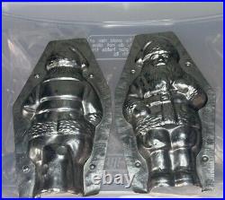 Antique Chocolate Mold Santa 8 1/4 (S)