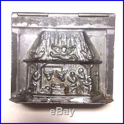Antique Chocolate Mold Super Rare Nativity in Stable