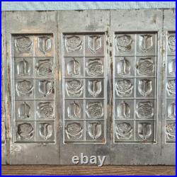 Antique Chocolate Mold Tulips Roses Patterns Cookie Bar Floral Holland Antique Chocolate Mold Tulips Roses Patterns Cookie Bar Floral Holland