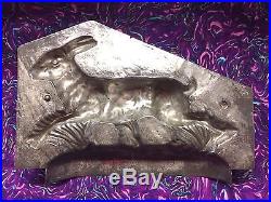 Antique Chocolate Mold Very Rare Running Hare Sommet