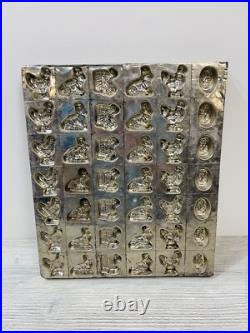 Antique Chocolate Mold with 42 Molds of Bunnies Hens Chickens Eggs and Bunnies Antique Chocolate Mold with 42 Molds of Bunnies Hens Chickens Eggs and Bunnies
