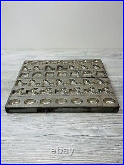 Antique Chocolate Mold with 42 Molds of Bunnies Hens Chickens Eggs and Bunnies