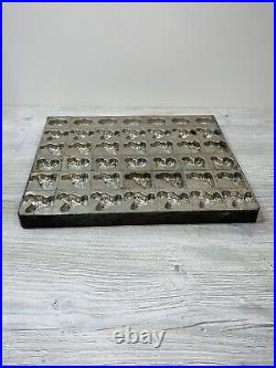 Antique Chocolate Mold with 42 Molds of Bunnies Hens Chickens Eggs and Bunnies