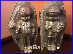 Antique Chocolate Molds Bride and Groom #s 23344 & 23343 Anton Reiche