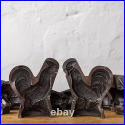 Antique Chocolate Molds, c. 1890 set of 4