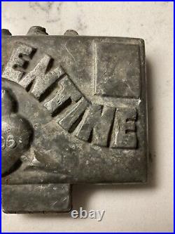 Antique Chocolate VALENTINE Envelope Postage Stamp Letter Metal Mold