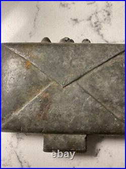 Antique Chocolate VALENTINE Envelope Postage Stamp Letter Metal Mold Antique Chocolate VALENTINE Envelope Postage Stamp Letter Metal Mold