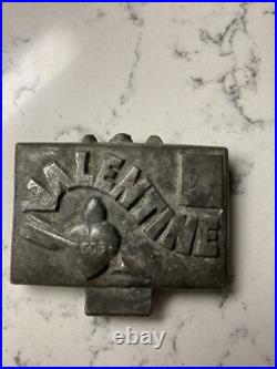 Antique Chocolate VALENTINE Envelope Postage Stamp Letter Metal Mold Antique Chocolate VALENTINE Envelope Postage Stamp Letter Metal Mold
