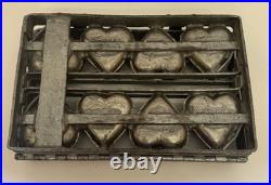 Antique Chocolate Valentines Day Mold Set of 8 Cast Metal Heart To My Valentine Antique Chocolate Valentines Day Mold Set of 8 Cast Metal Heart To My Valentine