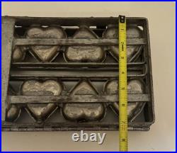 Antique Chocolate Valentines Day Mold Set of 8 Cast Metal Heart To My Valentine Antique Chocolate Valentines Day Mold Set of 8 Cast Metal Heart To My Valentine