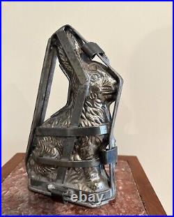Antique Classic Easter Rabbit Chocolate Mold 9.5 x 5.5 x 3