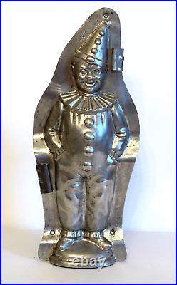 Antique Clown Chocolate Mold. 1930. 11 Tall. Laurosh Germany