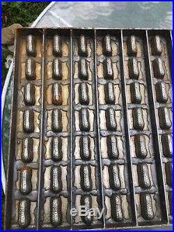 Antique Commercial Chocolate Candy Metal Mold LARGE- Peanuts