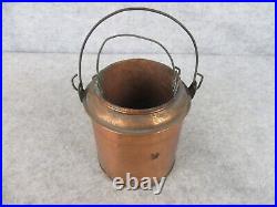 Antique Copper Candy Chocolate Vintage Cooking Double Boiler Melting Pot