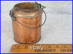 Antique Copper Candy Chocolate Vintage Cooking Double Boiler Melting Pot