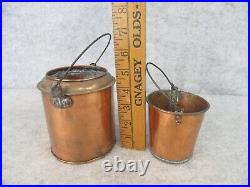 Antique Copper Candy Chocolate Vintage Cooking Double Boiler Melting Pot