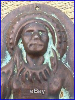 Antique Copper Indian Chief 1-Piece Chocolate Mold
