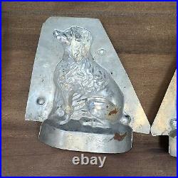 Antique Dog Chocolate Mold France SOMMET French Made No. 300