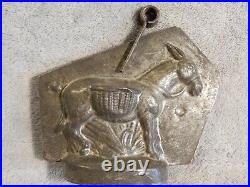 Antique Donkey Chocolate Mold by Sommet c. 1920