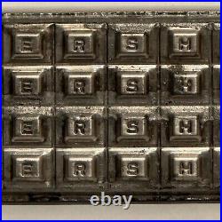 Antique Early Hershey Tin Chocolate Candy Bar Mold Squares Alphabet Vintage vtg