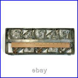 Antique Easter Bunny Chocolate Molds Caged Hinged Rabbit Candy 5 Five 18x7x2 Antique Easter Bunny Chocolate Molds Caged Hinged Rabbit Candy 5 Five 18x7x2
