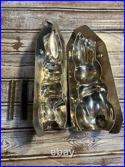 Antique Easter Bunny Rabbit Chocolate Candy Mold