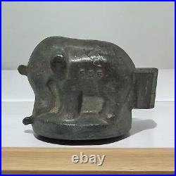 Antique Elephant #656 Pewter Chocolate Candy Ice Cream Mold