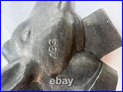 Antique Elk #493 Pewter Chocolate Candy Ice Cream Tri Mold